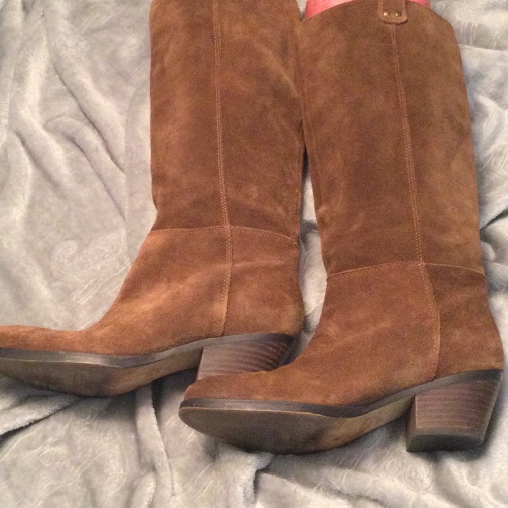 Crown Vintage faux suede tall boots.